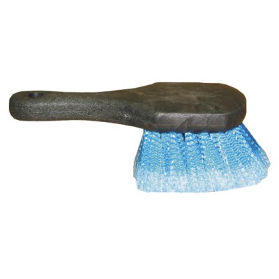 Brosse pour lavage de voiture (poils courts + bleus)
