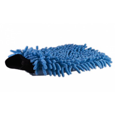 Gant de lavage Pino moitié-moitié (bleu)