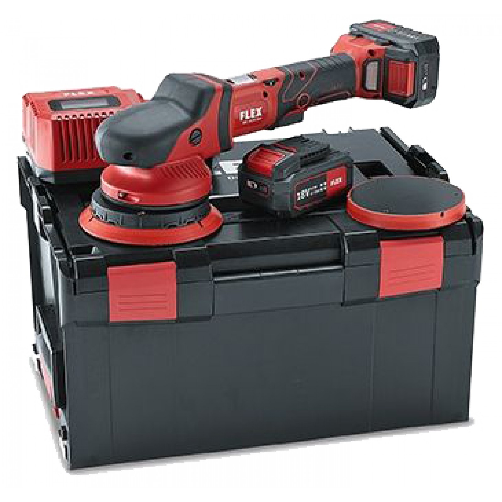 Polisseuse Flex Accu XFE 15 150 18.0-EC/5.0 Set (incl. 2 batteries, 125mm backing pad)