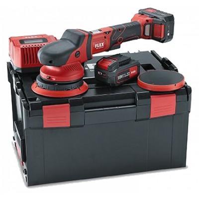 Polisseuse Flex Accu XFE 15 150 18.0-EC/5.0 Set (incl. 2 batteries, 125mm backing pad)