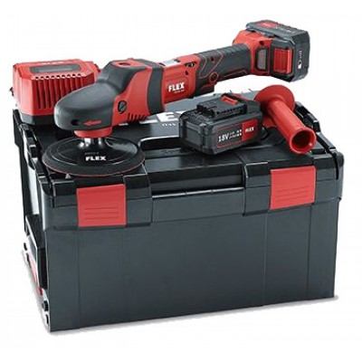 Polisseuse Flex Accu PE150 18.0-EC/5.0 Set (incl. 2 batteries, 125mm backing pad)