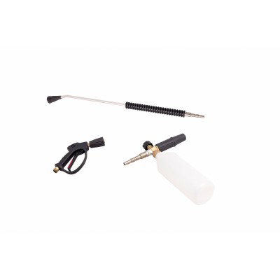 Lance de pulvérisation et de moussage HD complète avec robinet à pression