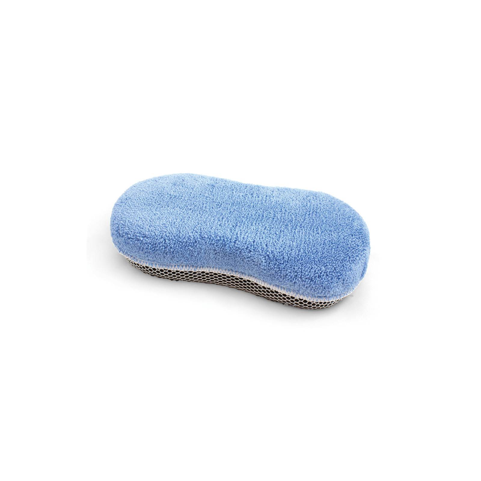 Éponge en microfibre double face (texture rugueuse / ultra douce)