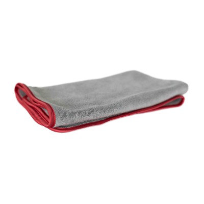 Microvezeldoeken Grijs-Rood 50*50cm